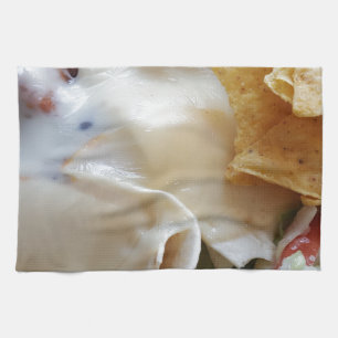 Melted Cheese Nacho Funny Food Kitchen Towel