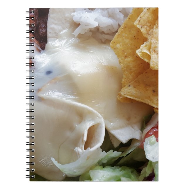 Melted Cheese Nacho Funny Food Notebook (Front)