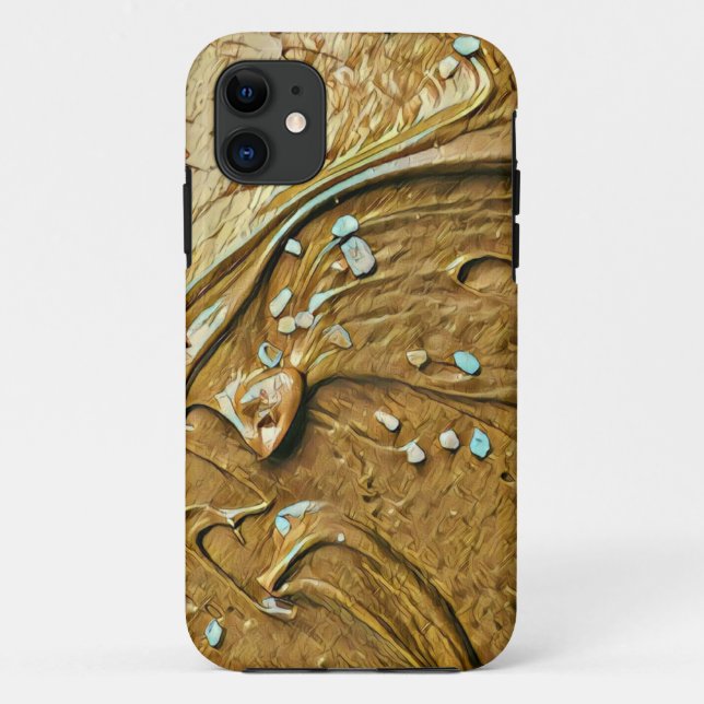 Melted chocolate ice cream cake sprinkles Case-Mate iPhone case (Back)