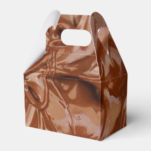 Melted Chocolate Texture Image Favor Box
