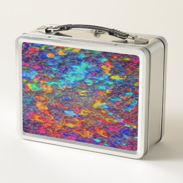 Melted Crayon #2 - Metal Lunchbox (Back)