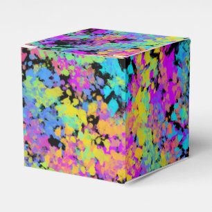 melted crayon multicolor : favor box