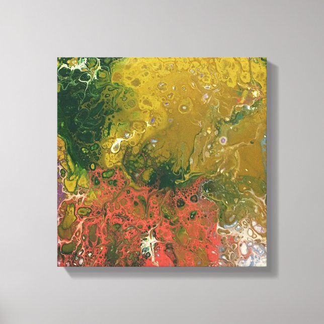 Melted Crayon Series - In Hiding as Canvas Print (Front)