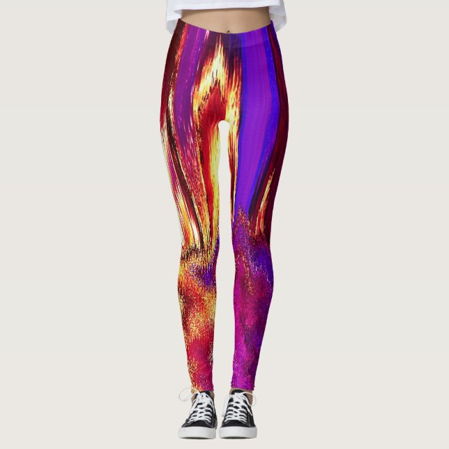 Melted Glitch Leggings (Front)