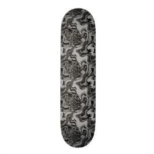 Melted Plastic Skateboard