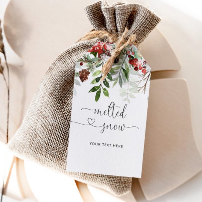 Melted snow favour tag (Creator Uploaded)