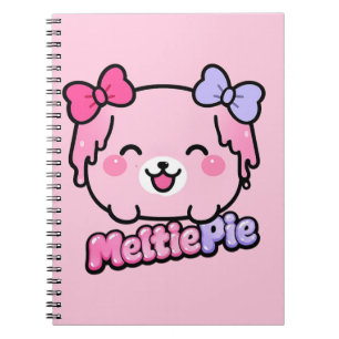 Meltie Pie Cute Pastel Kawaii Design  Notebook