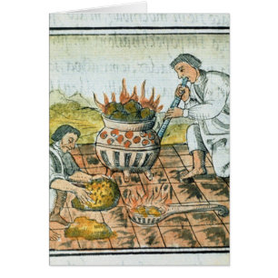 Melting and casting gold in the Aztec empire