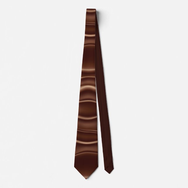 Melting Brown Chocolate Tie (Front)