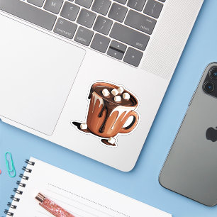 Melting Chocolate Volcano Fantasy sticker