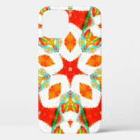 Melting colourful symmetrical pattern, ceramic til