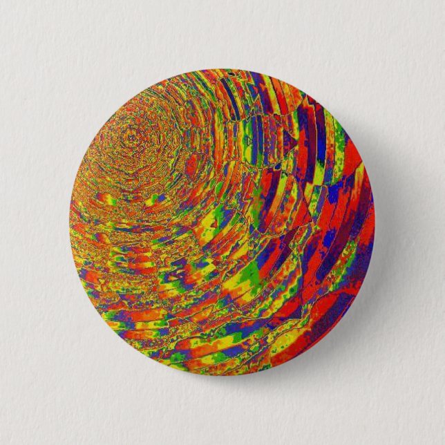 Melting Colours 2 Inch Round Button (Front)