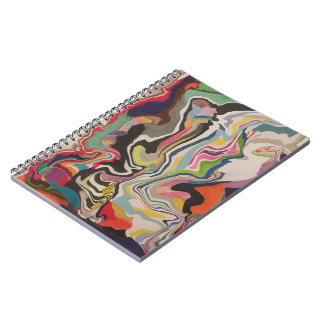 Melting colours notebook