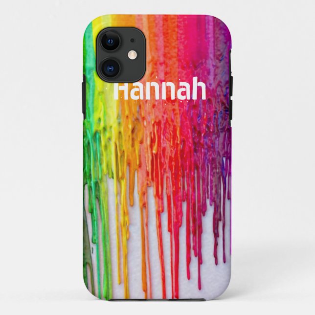 melting crayons iphone 5 case (Back)