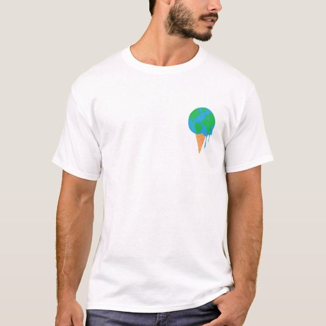 Melting Earth Climate T-Shirt (Front)
