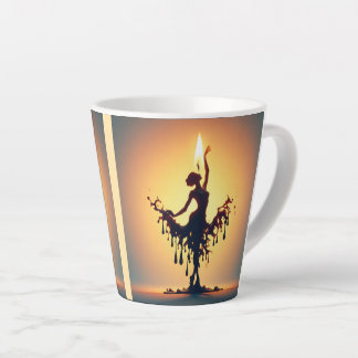 Melting Flamenco Dancer  Latte Mug