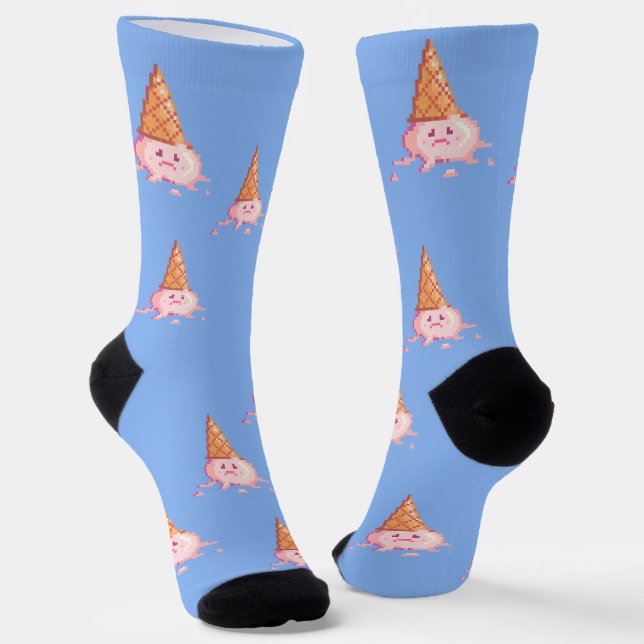 Melting Ice cream Socks (Angled)