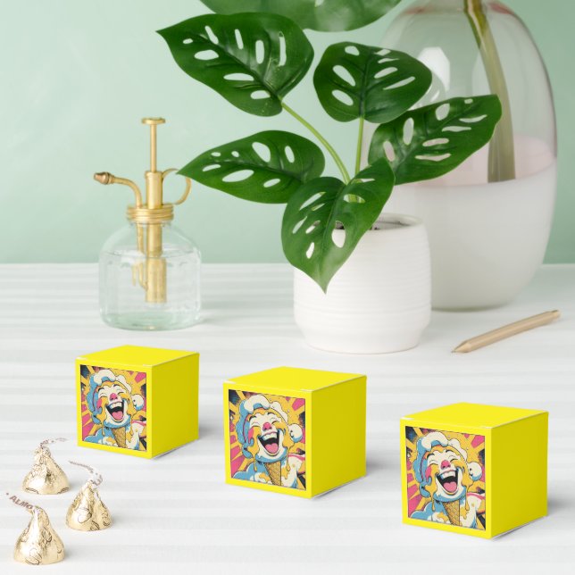 Melting Joy – Ice Cream Pop Art Explosion Favor Box (Multiple)