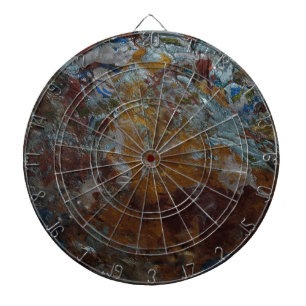 MELTING METAL ONE DARTBOARD