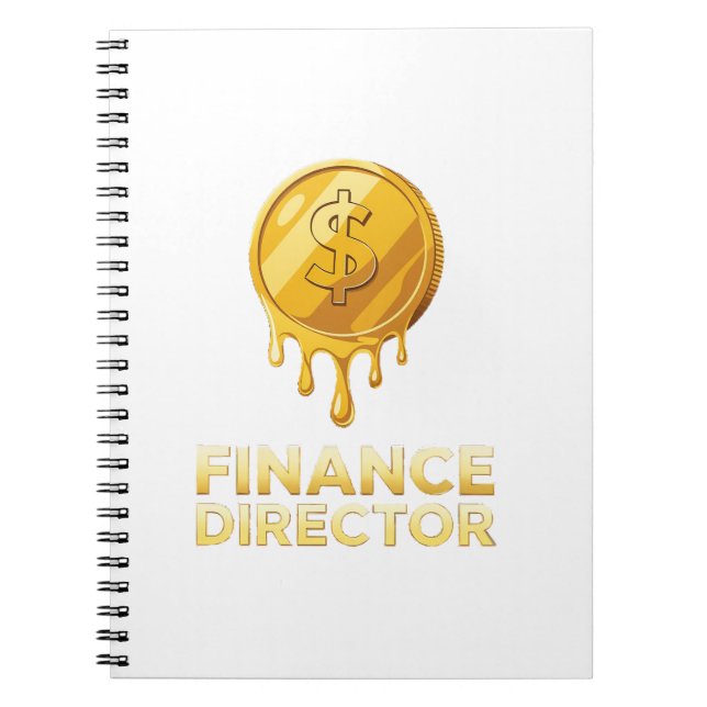 Melting Money Graphic Tee – Minimalist Finance V2 Notebook (Front)