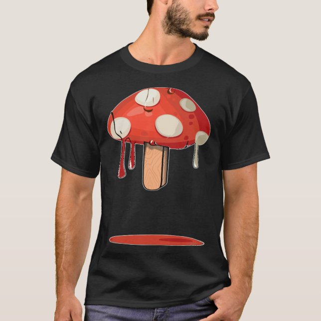 Melting Mushroom Popsicle T-Shirt (Front)