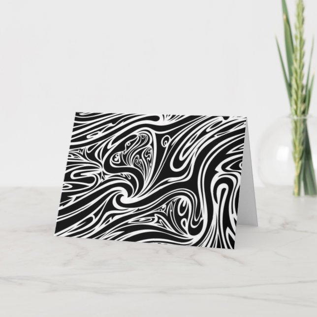 Melting Optical Illusion Card (Front)