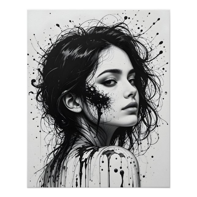 Melting Portrait Shift Poster (Front)