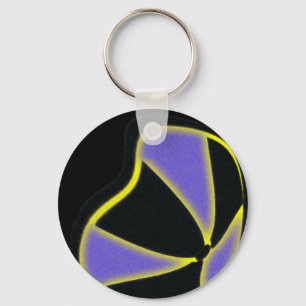 Melting Radioactive Sign Keychain