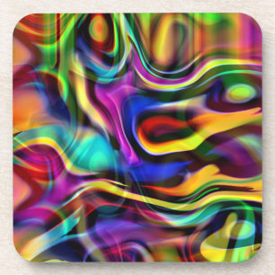 Melting Rainbow Coaster
