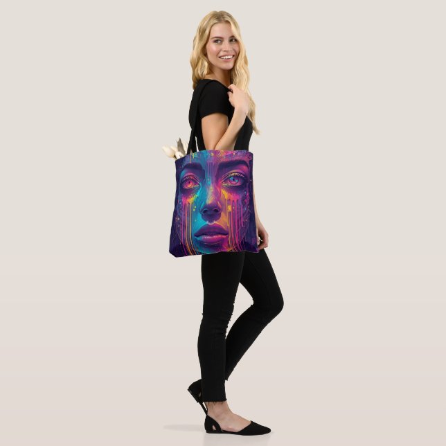 Melting Reality Sac fourre-tout - Trippy Psychedel (Sur le modèle)