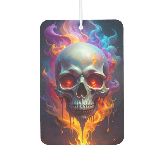 Melting Skull Air Freshener (Front)