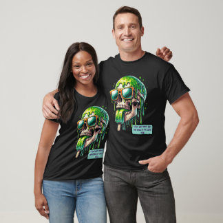 Melting Skull Ice Cream Graphic Tee – Edgy Streetw
