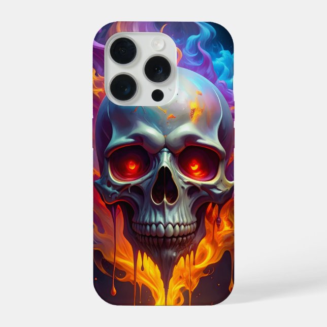 Melting Skull iPhone Case (Back)