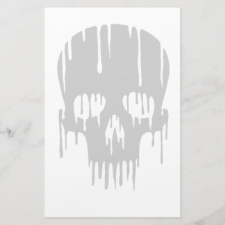Melting Skull Stationery