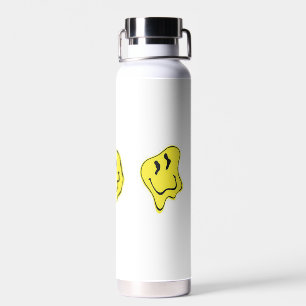 Melting Smiley Faces Water Bottle
