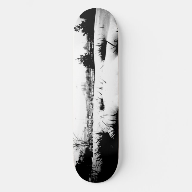 Melting Snow Skateboard (Front)