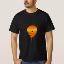 Melting Sunset Sailing Shirt – Surreal Ocean Vibes