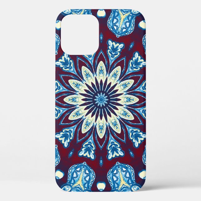 Melting watercolor colourful symmetrical pattern.  Case-Mate iPhone case (Back)