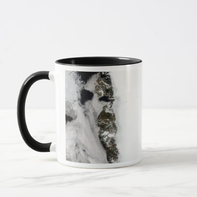 Meltwater ponds along Greenland West Coast Mug (Left)