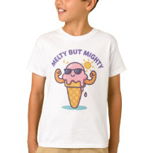 Melty But Mighty – Funny Ice Cream Summer T-Shirt