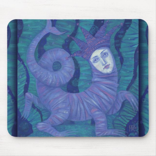 Melusine, Melusina, fantasy, surreal, water spirit Mouse Pad (Front)