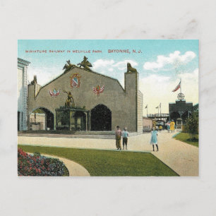 Melville Amusement Park, Bayonne NJ Vintage Postcard