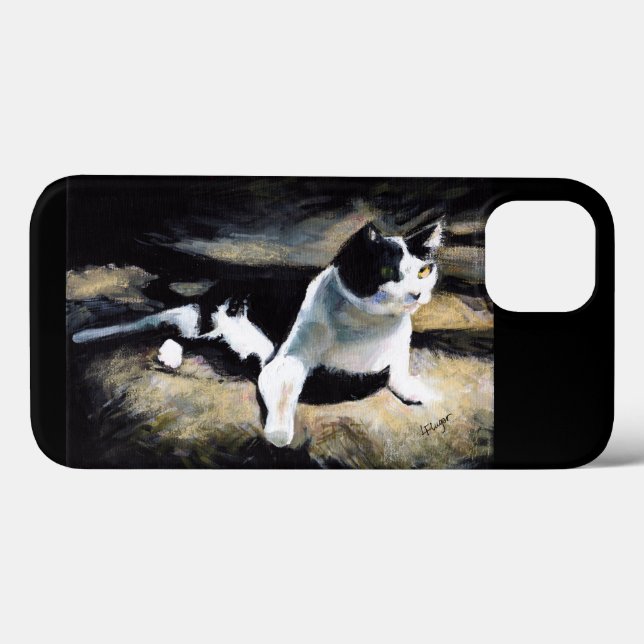 Melvin the Cat Fine Art Case-Mate iPhone Case (Back (Horizontal))