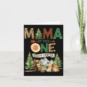 Mema of the one happy camper 1st birthday camping card