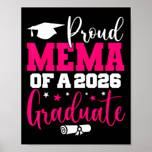 Mema Senior 2026 Proud Mema Of A Cl Of 2026 Gradua Poster