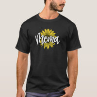 Mema Sunflower Floral Grandmother