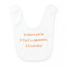 "Mema's Halloween Honey" Bib