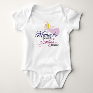 Memaw Angel Baby Bodysuit
