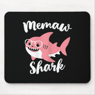 Memaw Shark Mother's Day Grandma Funny Mouse Pad