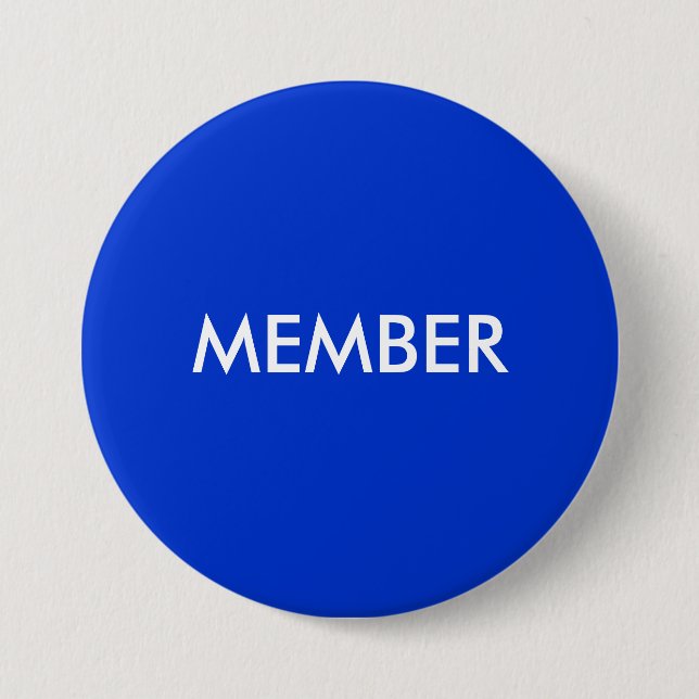 MEMBER 3 INCH ROUND BUTTON (Front)